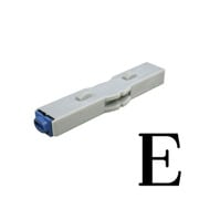 柄付ゴム印 連結式 単品 英字明朝体 1号 E GRA-1MB 00005