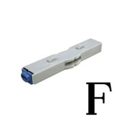 柄付ゴム印 連結式 単品 英字明朝体 1号 F GRA-1MB 00006