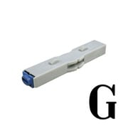 柄付ゴム印 連結式 単品 英字明朝体 1号 G GRA-1MB 00007