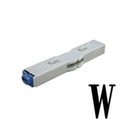 柄付ゴム印 連結式 単品 英字明朝体 2号 W GRA-2MB 00023