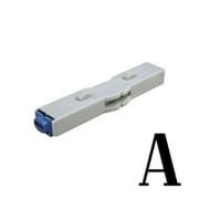柄付ゴム印 連結式 単品 英字明朝体 3号 A GRA-3MB 00001