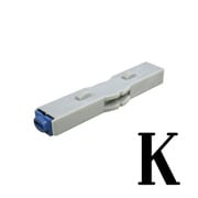 柄付ゴム印 連結式 単品 英字明朝体 3号 K GRA-3MB 00011