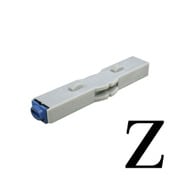 柄付ゴム印 連結式 単品 英字明朝体 3号 Z GRA-3MB 00026