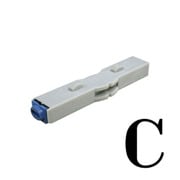 柄付ゴム印 連結式 単品 英字明朝体 4号 C GRA-4MB 00003