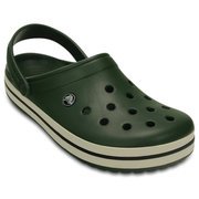 Crocband For/Stu M8W10（26.0cm） [クロックバンド ユニセックス 26.0cm フォレストグリーン/スタッコ]