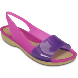 crocs colorblock flat