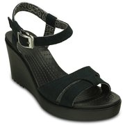サンダル レディース W6(22.0cm) Blk/Blk Leigh Sandal Wedge W