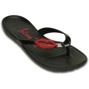 サンダル レディース W6(22.0cm) Blk/Blk Really Sexi Lips Flip W