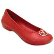 フラットシューズ W6(22.0cm) Ppr/Sil Crocs Gianna Disc Flat W