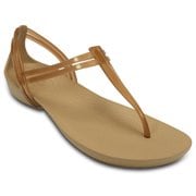 Crocs Isabella T-strap Bronze W7（23.0cm） [クロックス イザベラ ティーストラップ ウィメン レディース 23.0cm ブロンズ]