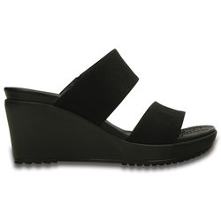 ヨドバシ.com - crocs クロックス Leigh II 2-strap Wedge W Blk/Blk