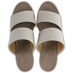 ヨドバシ.com - crocs クロックス Leigh II 2-strap Wedge W Oat W8