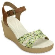 LeighII AnkleStrapGraphicWdg Hznt/Gld W8（24.0cm） [レイ 2.0 アンクル ストラップ グラフィック ウェッジ ウィメン レディース 24.0cm ヘーゼルナッツ/ゴールド]
