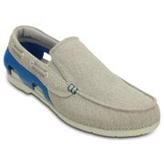 Beach Line Canvas Slip-on M light grey/ultramarine M7（25.0cm） [ビーチライン キャンバス スリップオン メンズ ライトグレー/ウルトラマリン]