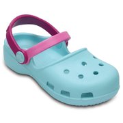 Crocs Karin clog kids ice blue C10（17.5cm） [クロックス カリン クロッグ キッズ アイスブルー]