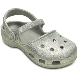 silver crocs