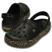 Crocband Leopard Clog black M9W11（27.0cm） [クロックバンド レオパード クロッグ ユニセックス ブラック]