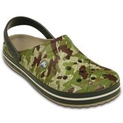Crocband Camo Clog dusty olive M6W8（24.0cm） [クロックバンド カモ クロッグ ユニセックス ダスティ オリーブ]