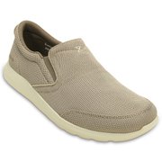 Crocs Kinsale Mesh Slip-on khaki/stucco M9（27.0cm） [クロックス キンセイル メッシュ スリップオン メンズ カーキ/スタッコ]
