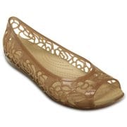 クロックス イザベラ ジェリー フラットウィメン レディース ブロンズ Crocs Isabella Jelly Flat W Bronze W9(25.0cm)