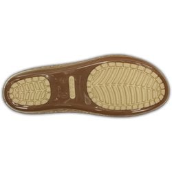◇新品 crocs クロックス イザベラ ジェリー フラット ゴールド