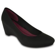 Crocs Lina Wedge black W7（23.0cm） [クロックス リナ ウェッジ ウィメン レディース ブラック]