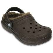 Classic Lined Clog kids espresso/khaki J2（20.0cm） [クラシック ラインド クロッグ キッズ エスプレッソ/カーキ]