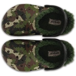 camo lined crocs