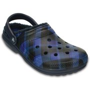 Classic Lined GraphicClog Navy/Cerulean Blue M4W6（22.0cm） [クラシック ラインド グラフィック クロッグ ユニセックス ネイビー/セルリアンブルー]