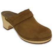 Crocs Sarah Synth Suede Clog Hazelnut W5（21.0cm） [クロックス サラ シンセティック スエード クロッグ ウィメン レディース ヘーゼルナッツ]