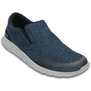 Crocs Kinsale Static Slip-on Men Navy/Light grey M9（27.0cm） [クロックス キンセイル スタティック スリップオン メン ネイビー/ライトグレー]