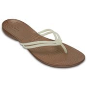 クロックス イザベラ フリップ ウィメン レディース ホワイト/ブロンズ Crocs Isabella Flip W White/Bronze W7(23.0cm)