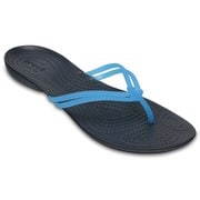 クロックス イザベラ フリップ ウィメン レディース エレクトリックブルー/ネイビー Crocs Isabella Flip W Electric Blue/Navy W6(22.0cm)