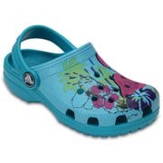 Classic Graphic Clog Kids turquoise C7（15.0cm） [クラシック グラフィック クロッグ キッズ ターコイズ]