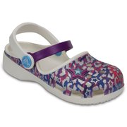 Crocs Karin Novelty Clog Kids Oyster/Amethyst C10（17.5cm） [クロックス カリン ノベルティ クロッグ キッズ オイスター/アメシスト]