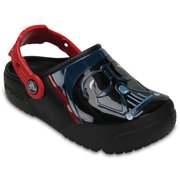 Crocs Fun Lab Lights Darth Vader Clog Kids Black J1（19.5cm） [クロックス ファン ラブ ライツ ダース・ベイダー クロッグ キッズ ブラック]
