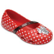 Crocs Lina Minnie Flat Kids Dots C10（17.5cm） [クロックス リナ ミニー フラット キッズ]