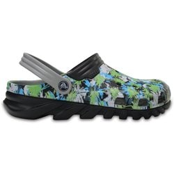 crocs camouflage blue