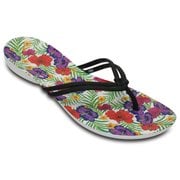クロックス イザベラ グラフィック フリップ ウィメン レディース ブラック/フローラル Crocs Isabella Graphic Flip W Black/Floral W8(24.0cm)