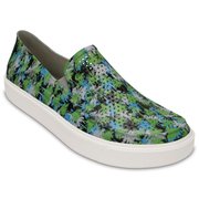 CitiLane RokaTropical Slip-on Ebl/Whi M7（25.0cm） [シティレーン ロカ トロピカル スリップオン メンズ]