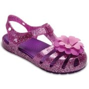 Crocs Isabella Novelty Sandal Kids Vibrant Violet C13（19.0cm） [クロックス イザベラ ノベルティ サンダル キッズ]