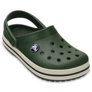 Crocband Clog Kids Forest Green/Stucco C7（15.0cm） [クロックバンド キッズ フォレストグリーン/スタッコ]