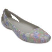 サンダル Crocs Sienna Graphic Flat W Light Pink/Floral W8(24.0cm)