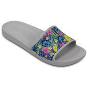 Crocs Sloane Graphic Slide W Blue/Floral W8（24.0cm） [クロックス スローン グラフィック スライド ウィメン レディース ブルー/フローラwル]