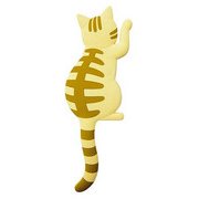 マグネットフック キャットテイル 茶トラ MH-CAT-05