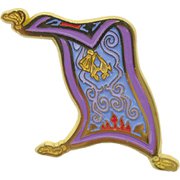 アラジン ピンズ 魔法の絨毯 [キャラクターグッズ]