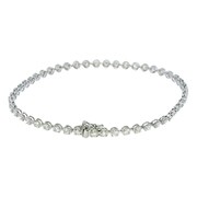 ダイヤモンドラインブレスレット Pt850/D2.00ctup/16cm 0002288913