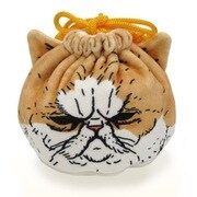 世にも不思議な猫世界 もちもち巾着 つぶ男さん [キャラクターグッズ]