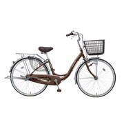 シティサイクル カール 24型 変速なし ブラウン CUALP24W BAA