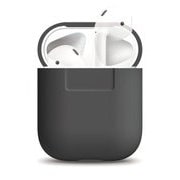 EL APDCSSCAC GY [AirPodsCASE（ケース）for AirPods DarkGray（ダークグレー）]
